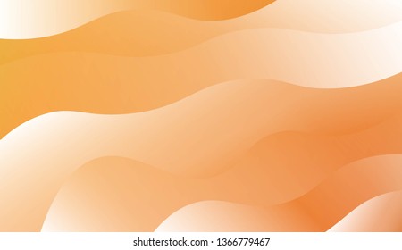 Modern Shiny Waves. For Your Design Ad, Banner, Cover Page. Vector Illustration with Color Gradient