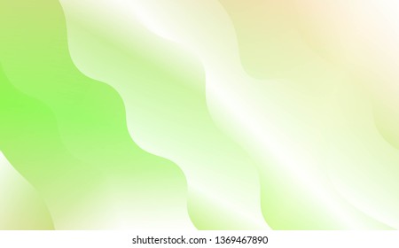 Modern Shiny Waves. For Your Design Ad, Banner, Cover Page. Vector Illustration with Color Gradient