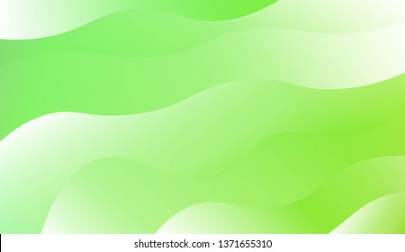 Modern Shiny Waves. For Your Design Ad, Banner, Cover Page. Vector Illustration with Color Gradient