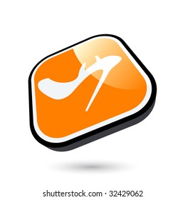 modern shoe sign