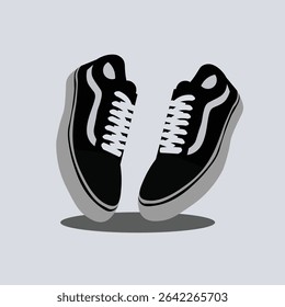 Modern shoe vector illustration with stylish design and sharp details