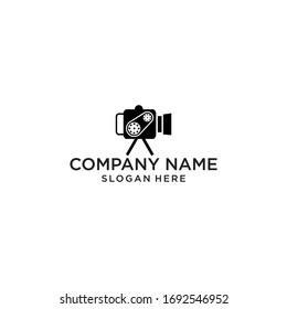 modern shooting video logo design