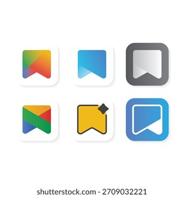 Logotipo do aplicativo de compras moderno simbolizando conveniência, comércio e compras digitais.
