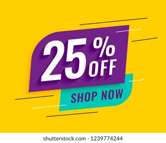modern shopping banner design background
