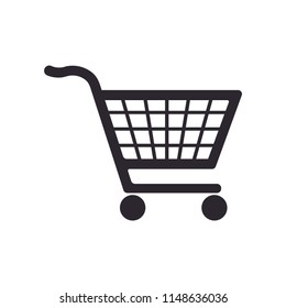 modern shopping cart line icon vector for web design e-commerce web or online shop.