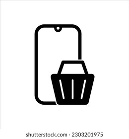 Modern Shopping Icon Vector Design