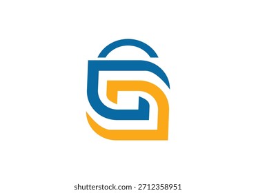 "Modernes Shopping-Logo-Konzept, das Buchstaben S und Buchstabe G in einer Einkaufstasche kombiniert. Perfekt für das Branding von Einzelhandels-, E-Commerce- oder Mobile-Shopping-Anwendungen