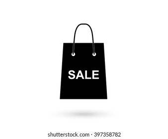 Modern shopping sale design vector illustration suitable for advertising sales or as a web icon, etc.