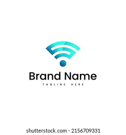 Modern Signal Shape Logo Template