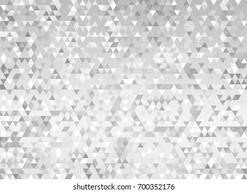 modern silver abstract background with triangles illustration