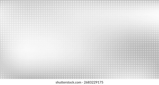 Fondo moderno de la hoja del punto de plata con la textura del espejo del metal. Superficie de gradiente cromado con luz abstracta simple