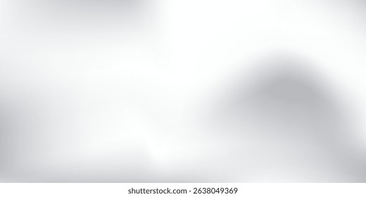 Modern silver foil abstract background with metal mirror texture. Chrome gradient surface with light like could modern simple abstract bcakground