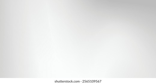 Modern silver foil background with metal mirror texture. Chrome gradient art simple modern design