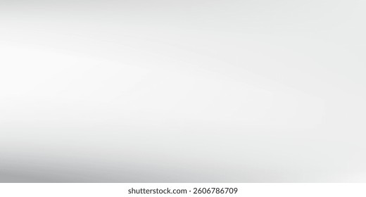 Modern silver foil background with metal mirror texture. Chrome gradient surface abstract modern