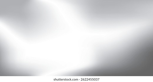 Fondo de papel de plata moderno con textura de espejo de metal. Superficie degradada de cromo con ilustración de arte de luz moderna