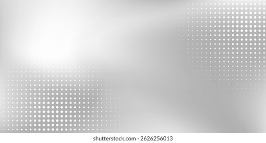 Modern silver foil background with metal mirror texture. Chrome gradient surface with light gloss modern abstract