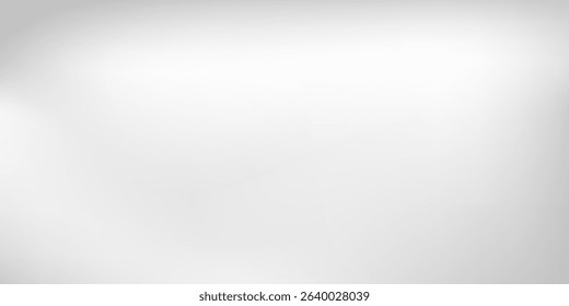 Modern silver foil background with metal mirror texture. Chrome gradient surface background vector abstract simple