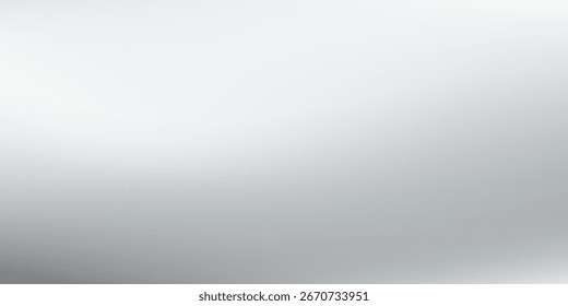 Fondo de papel de plata moderno con textura de espejo de metal. Superficie degradada de cromo con arte de brillo ligero abstracto simple