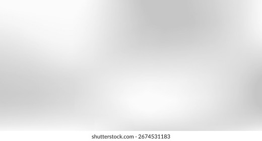 Moderner Hintergrund aus silberner Folie mit Metallspiegel-Textur. Chrome Farbverlauf Kunst einfach modern abstract