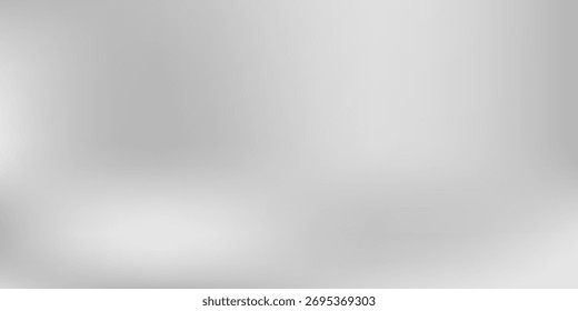 Modern silver foil background with metal mirror texture. Chrome gradient surface with abstract