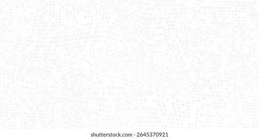 Modern silver halftone gradient texture. Vanishing polka dot background. Repeating dots gradation modern