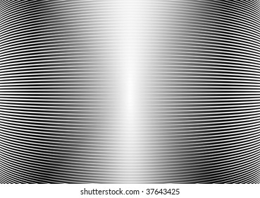 Modern silver metal grid