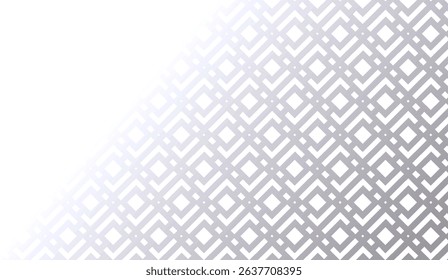 Modern Silver Rhombus Pattern with Gradient, Abstract Geometric Background for Digital Design, Subtle Metallic Texture, Seamless Repeat for Business Presentation or Creative Projects