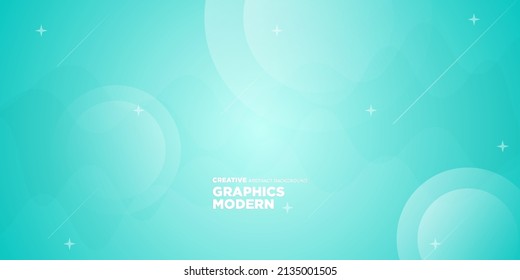 Fondo abstracto moderno con un diseño de color turquesa azul. Plantilla de vectores Eps10
