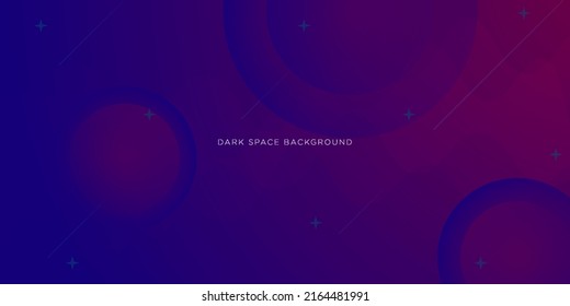 Modern simple abstract background with dark purple blue gradient color design. Eps10 vector template