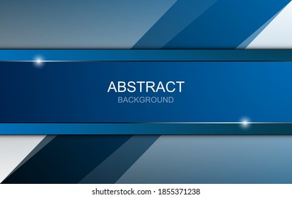 Modern simple Abstract geometric background in dark blue color with blend and shadow effect, Elegant background in dark blue color can use for wallpaper, presentation vector illustration
