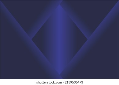 Modern simple Abstract geometric background in dark blue color with blend and shadow effect Modern and clean background, texture, pattern or overlay. Vector illustration.