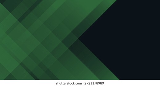 Verde abstracto simple moderno con el Vector negro del fondo del lujo del polígono
