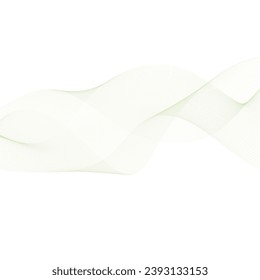 modern simple abstract lemon lime light green color wavy wave line pattern art