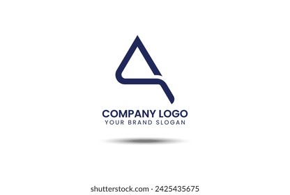 Modern And Simple Abstract A Letter Logo Vector Design Template Element.