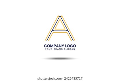Modern And Simple Abstract A Letter Logo Vector Design Template Element.