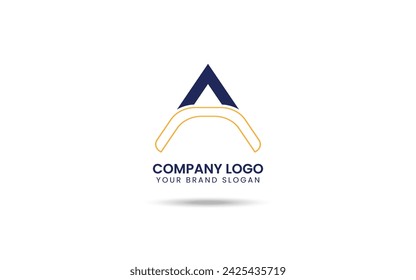 Modern And Simple Abstract A Letter Logo Vector Design Template Element.