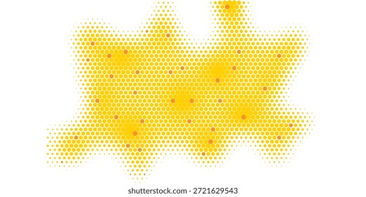 moderno simples abstrato cor laranja escura criativa geométrica hexágono alveolado polígono padrão que pode ser usado como um fundo ou textura
