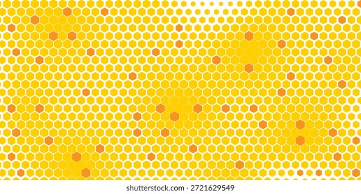 moderno simples abstrato cor laranja escura criativa geométrica hexágono alveolado polígono padrão que pode ser usado como um fundo ou textura