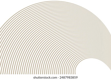  modern simple abstract lite brown color vertical creative geometric wavy thin line pattern a large abstract illustration of a spiral with lines