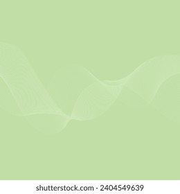 modern simple abstract lite lime lemon color wavy air line pattern art on fennel color background