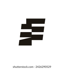 Modern simple abstract logo design