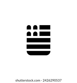 Modern simple abstract logo design