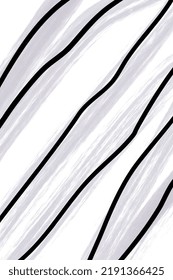 Modern Simple Abstract Neutral Wall Art. Minimalist Brush Strokes Wall Decor Printable