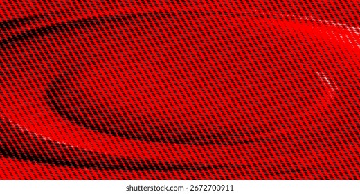 Moderne einfache abstrakte rote Farbe Polka Punktmuster auf schwarzem Farbhintergrund