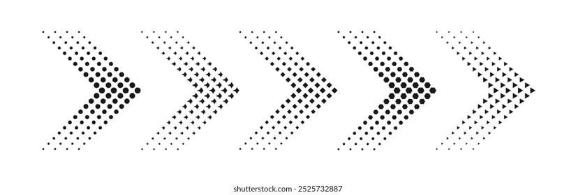 
Flechas simples modernas ilustración de diseño de Vector blanco negro fondo aislado