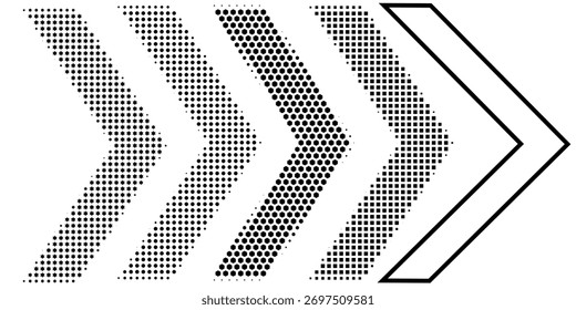 Modern simple arrows black white vector design illustration isolated background