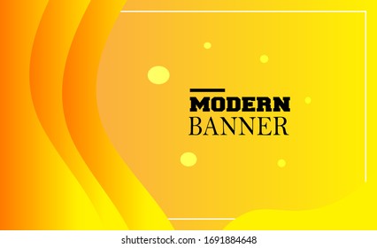 Modern Simple Banner With Color Gradation