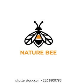 Modern and Simple Bee Logo Concept
