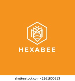 Modern and Simple Bee Logo Concept