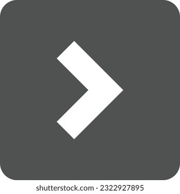 Modern simple black arrow. Flat style isolated on white background. Vector illustration.